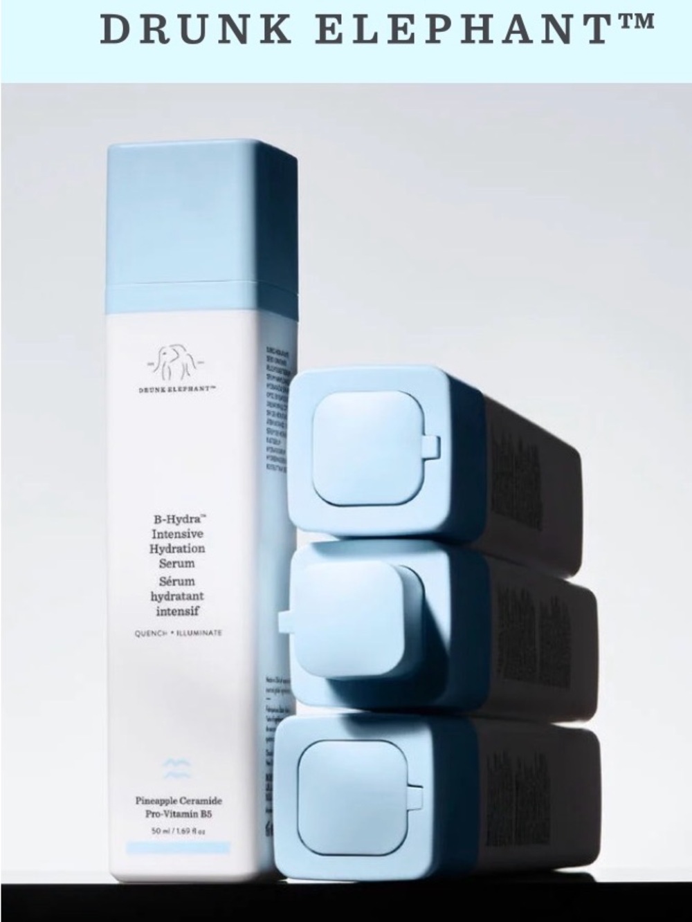Drunk Elephant B-Hydra Intensive Hydration Serum- NIB- Pineapple Ceramide